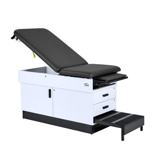 Vivacomfort Slim Line Medical Exam Table, Black