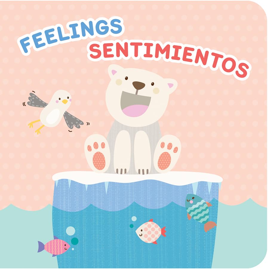 Bilingual 10 Board Books in Spanish and English: Little Library set includes Counting, Colors, Feelings, Animals, The Wheels on the Bus, ABCs, and More (English and Spanish Edition)