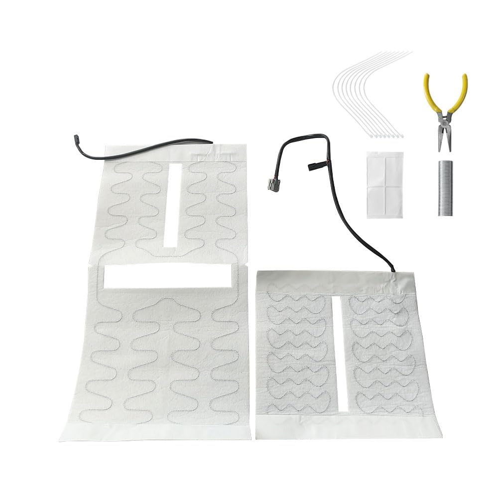 Zieichy 2 Set Seat Heater Pad, 4Pcs Seat Heat Pad Compatible with 2003-2007 Chevy GMC Pickup Truck SUV,15193975,641106,641105,88940288,88940289