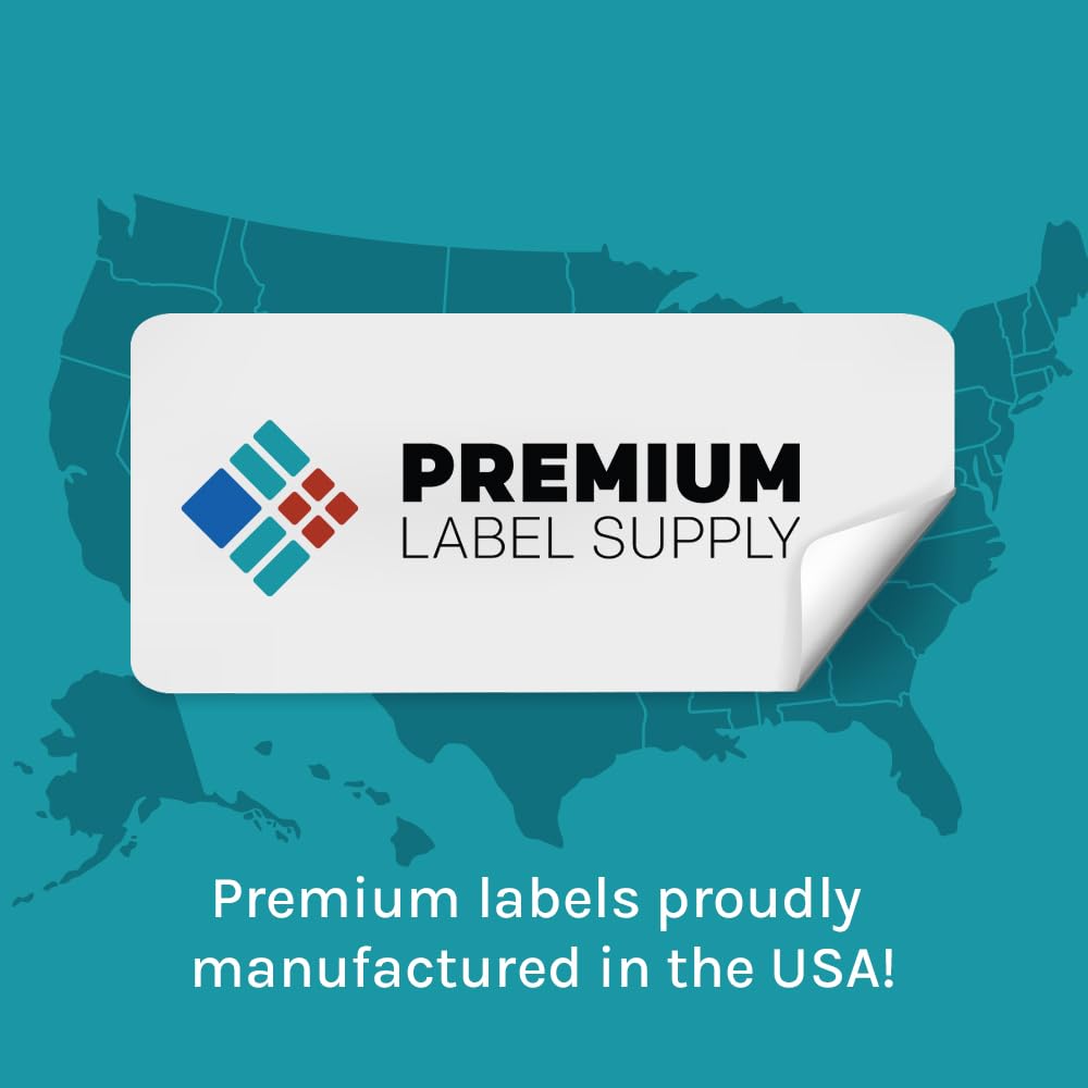Premium Label Supply Brown Kraft Sticker Round Labels – 2" Circle – Laser/Inkjet Compatible – (20 per Sheet), 25 Sheets – 500 Total Adhesive Labels
