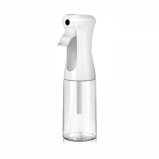 VIGOR PATH Continuous Spray Bottle – Fine Mist Mister Spray Bottle for Hair, Plants, Cleaning, Pets & Travel | Refillable Water Spray Bottles (200ml / 6.7oz) Clear