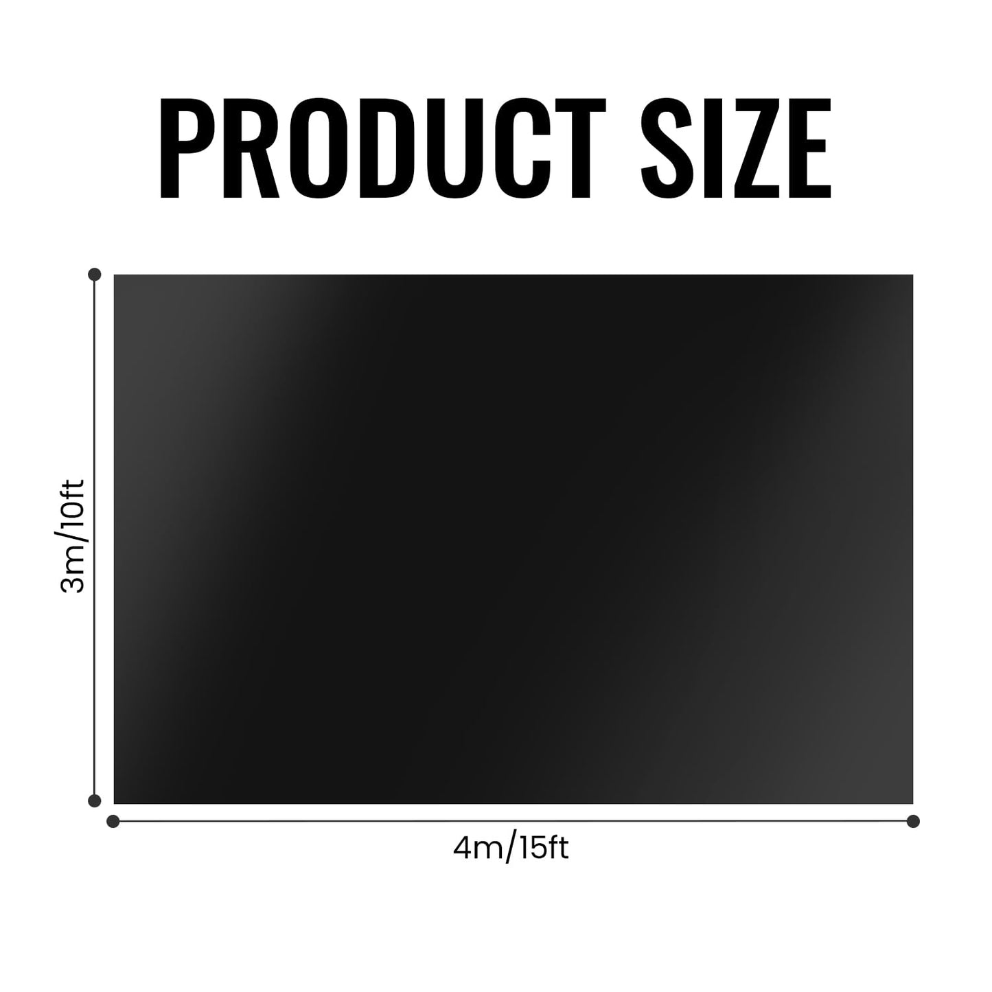 Odowalker Black Pond Liner, 10x15 Ft 12 Mil UV Resistant Preformed Pond Liner, Waterproof Ponds Liner, PE Pond Mat for Waterfall, Koi Ponds, Streams, Outdoor Ponds, Garden Fountains, Water Garden