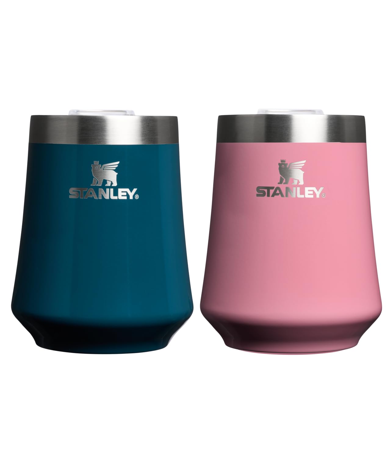 STANLEY Reserve Wine Tumbler Set | Two 11 oz Stainless Steel Travel Mug For Wine, Cocktails, Soda | Keeps Drinks Cold for Hours | BPA-Free | Ponderosa Gloss & Port Gloss