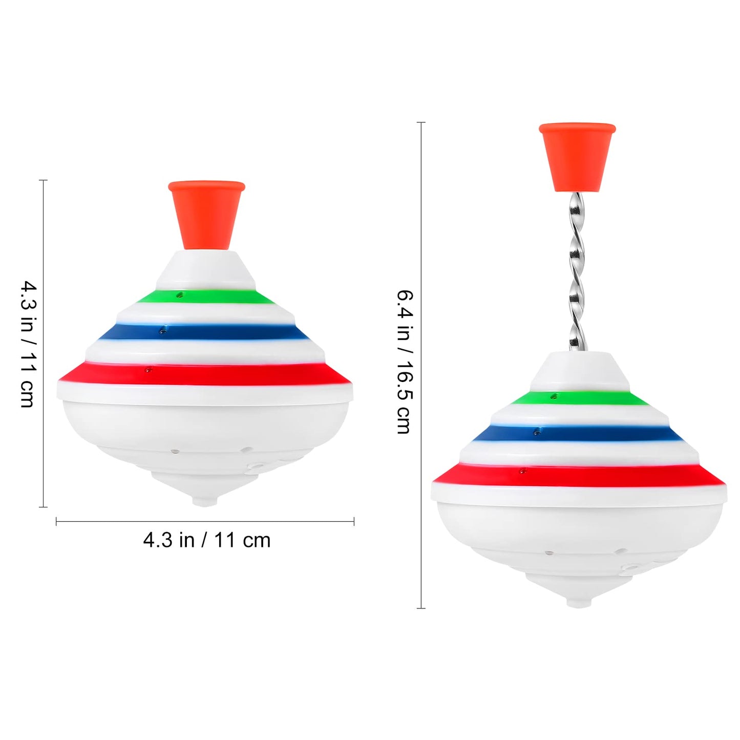 PATKAW Musical Spinning Top for Kids with LED Lights and Music, Light Up Spinning Toy for Toddlers, Interactive Sensory Gyroscope for Birthday Party Favors