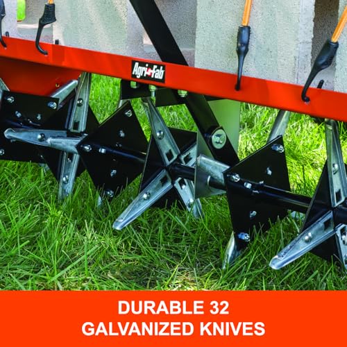 Agri-Fab 45-0299 48" Tow Behind Lawn Plug Aerator with Universal Hitch; Designed to Pull Behind Lawn & Garden Tractors