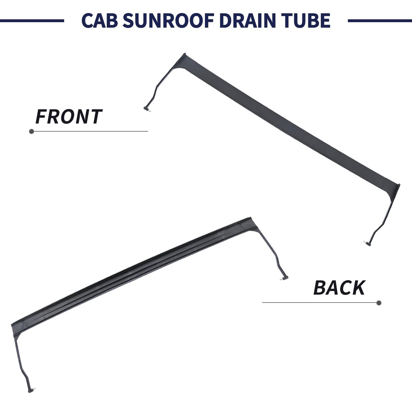 Magimaker Cab Sunroof Drain Tube Fit for Ford Expedition F150 F-150 2015-2020, for Lincoln Navigator 2018-2021 Replace FL3Z1654022A Sunroof Drip Channel Water Trough