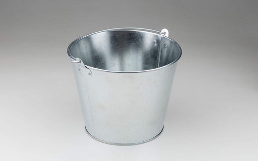 IMC Metal Galvanized Ice Bucket | Large | Silver | 5-Quart | Perfect for Parties and Tailgates
