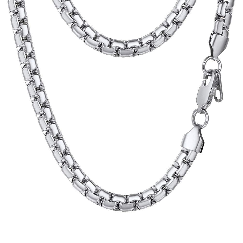 PROSTEEL Mens Chain Stainless Steel Necklace Chains 14inch Necklace Aesthetic Jewelry