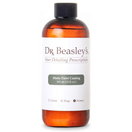 Dr. Beasley's Matte Paint Coating - Ceramic Protects Matte & Satin from Staines, Dirt, Contaminants, UV Year Round. Repels Water to Self Clean. Gives No Gloss Factory New Look, 12 oz
