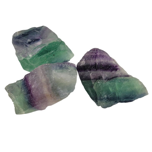 3-5Pcs Natural Raw Crystals 1''-2'' Rough Rainbow Fluorite Rocks for Tumbling Polishing Cabbing Gemstones Crystals and Healing Stones for Wicca Reiki,Fountian Rocks for Decorations (Rainbow Fluorite)