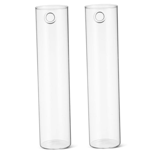 ibasenice 2pcs Hanging Propagation Planters Wall Mounted Flower Tube Vase Glass Terrarium Plants Holder Wall Vase for Flowers