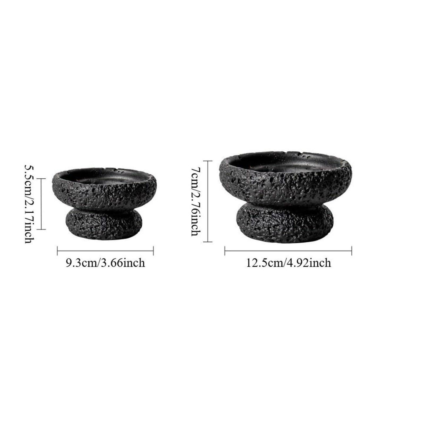 FXLTHIYBO Sleek Cement Creative Meteorite Pattern Flower Pot Planter Plants Flowers Bonsai Decoration for Indoor use(Beige,Large)