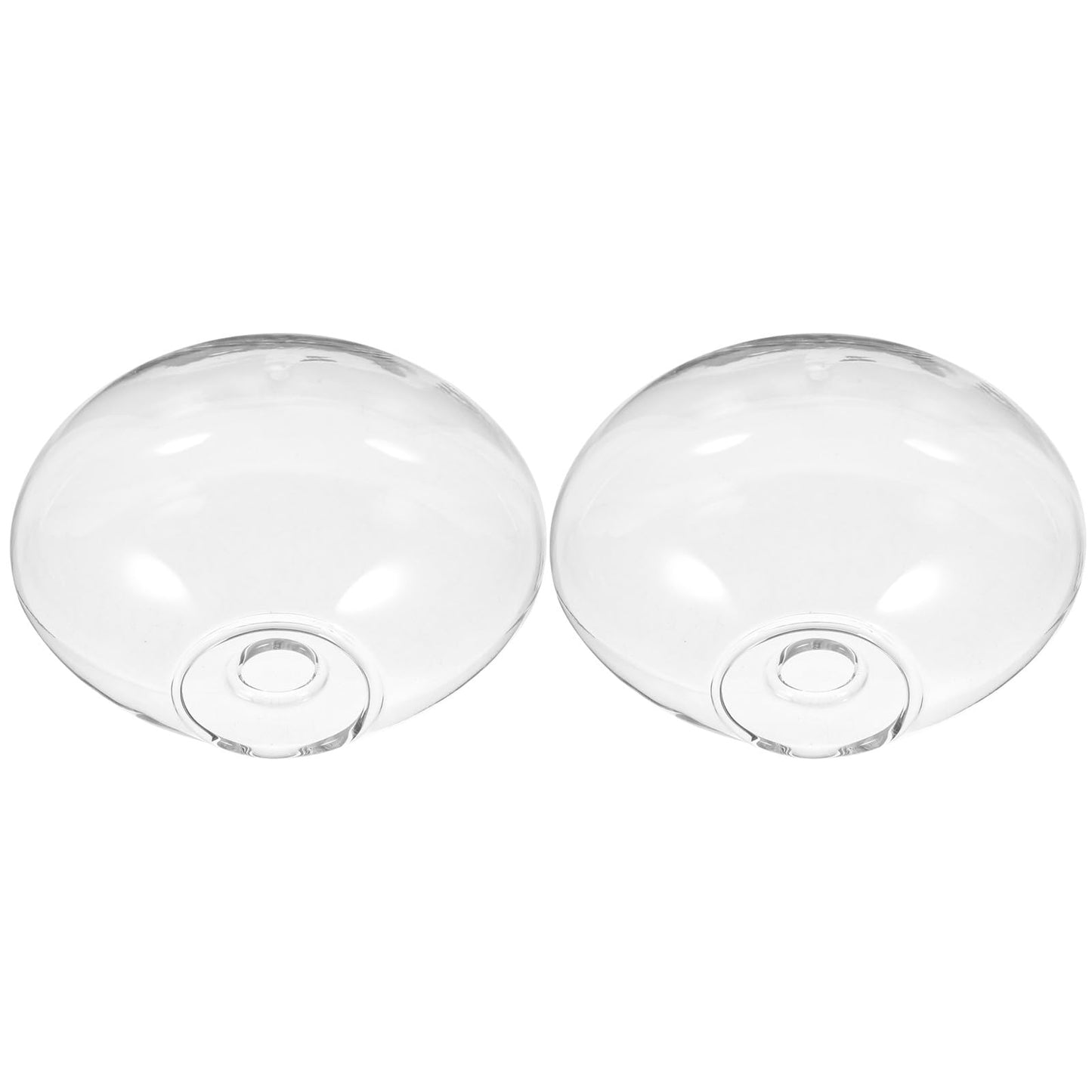 MUSISALY 2pcs Wall Hanging Glass Vase Hydroponic Planter Glass Terrarium for Indoor Plants Home Décor
