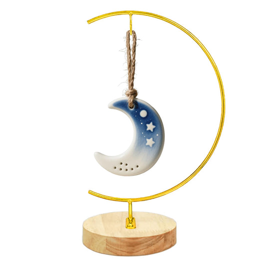 YY YEARCHY 11-inch Ornament Display Stand with Wooden Base Metal Hook Tabletop Holder for Hanging Glass Globe Ball Gifts(1, Bright Gold)