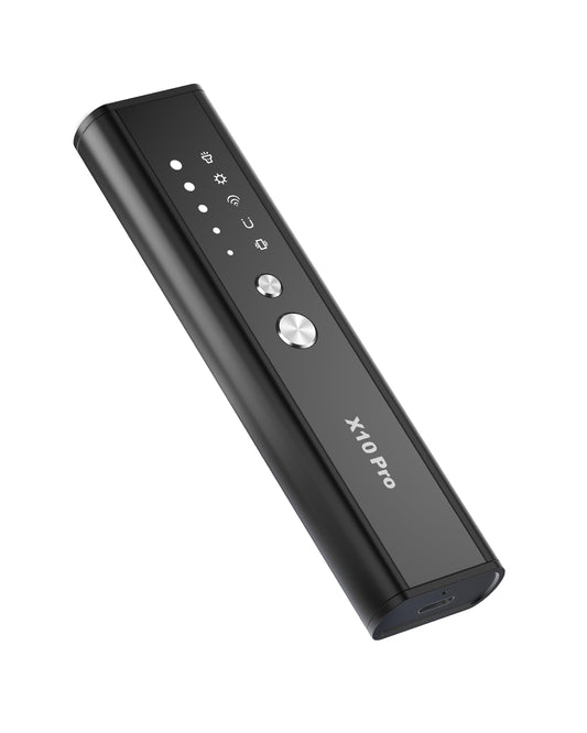 YPMEW Hidden Camera Detectors with Screen Display, Anti Spy Camera Finder, Bug Detector, GPS Tracker Detector with Flashlight, Hidden Device Detector for Travel, Hotel, Airbnb, Office, Car
