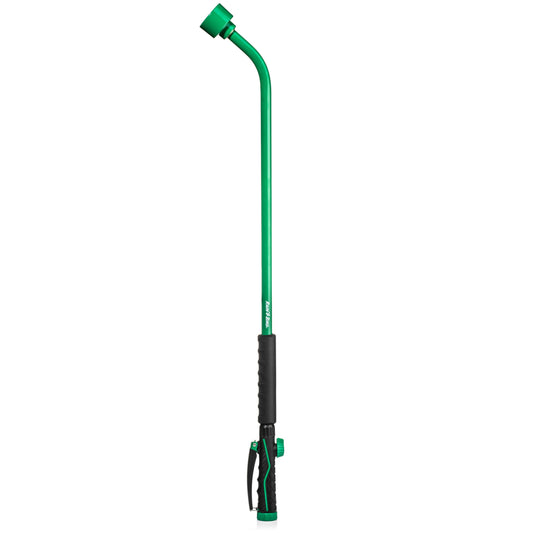 Rain Bird TRNZLWAND36 36" Watering Wand Garden Hose Nozzle, Front Trigger, Carbon Fiber Texture, Shower Spray Pattern