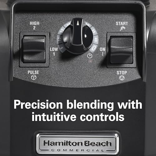 Hamilton Beach Commercial Fury High-Performance Blender, 64 Ounce / 1.8 Liter Capacity, 3 HP Motor, NSF Certified, HBH550R