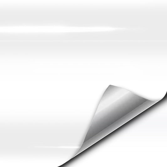VViViD White Gloss Vinyl Wrap Roll with Air Release Technology (20ft x 5ft)