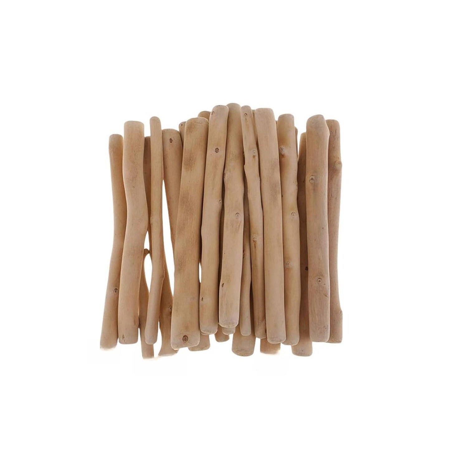 Prettyia Driftwood for Crafts, 7.78 Inch Long 0.7-1Inch in Diameter Driftwood Sticks for DIY wall Decoration, Wood Crafts Decor Irregular Wooden Stick Weighing 250 Grams
