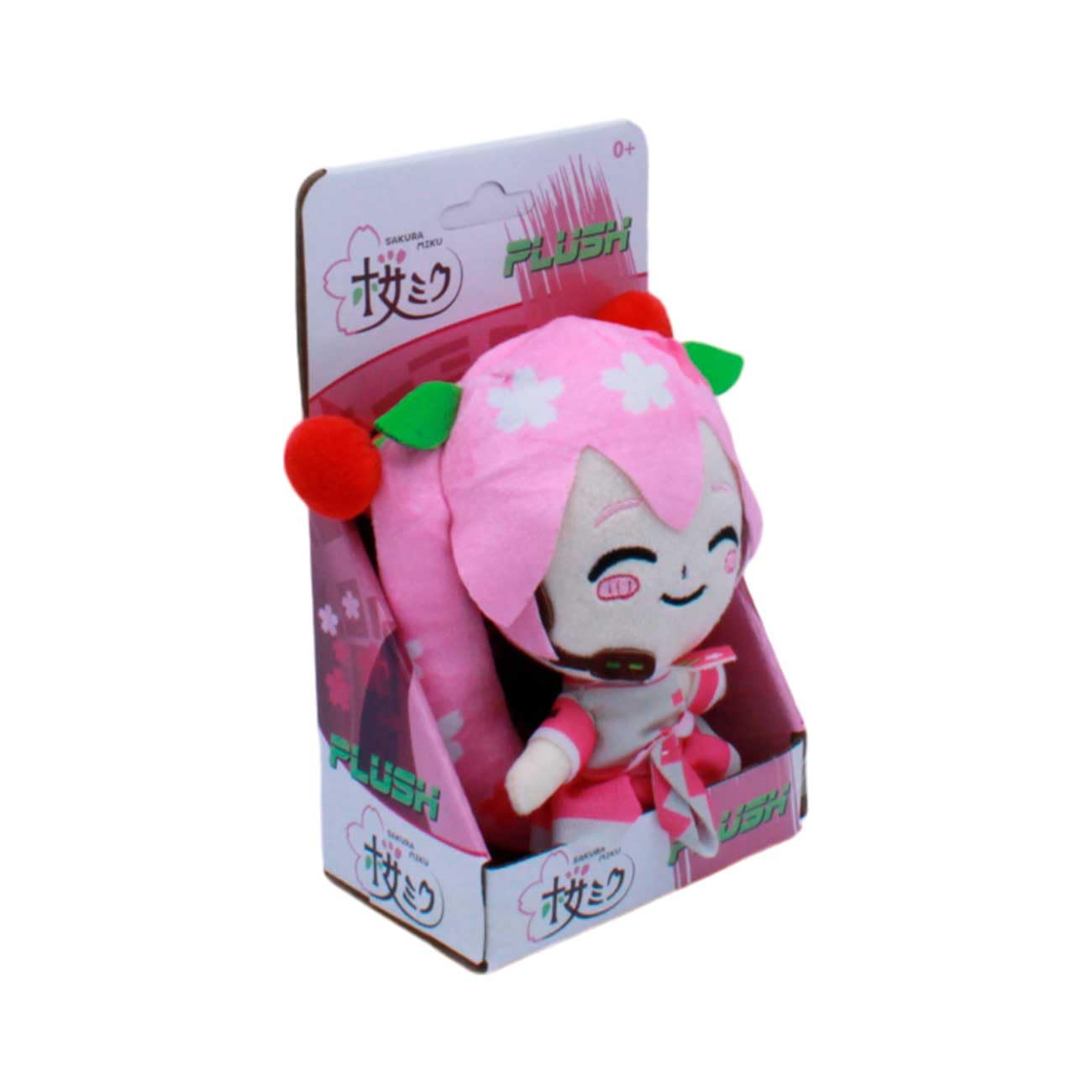 Hatsune Miku Sakura Miku 6” Plush Toy – Pink Cherry Blossom Hatsune Miku Doll – Kawaii Anime Collectible for Vocaloid Fans & Gift for Kids or Teens
