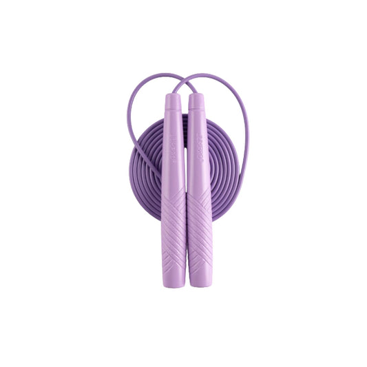 KSY Fit Jump Rope (J-240, Purple) – Everyday Fitness Rope for Women | Lightweight, Smooth KR PVC Cable, Soft-Grip Handles for Home Cardio | Made in Korea