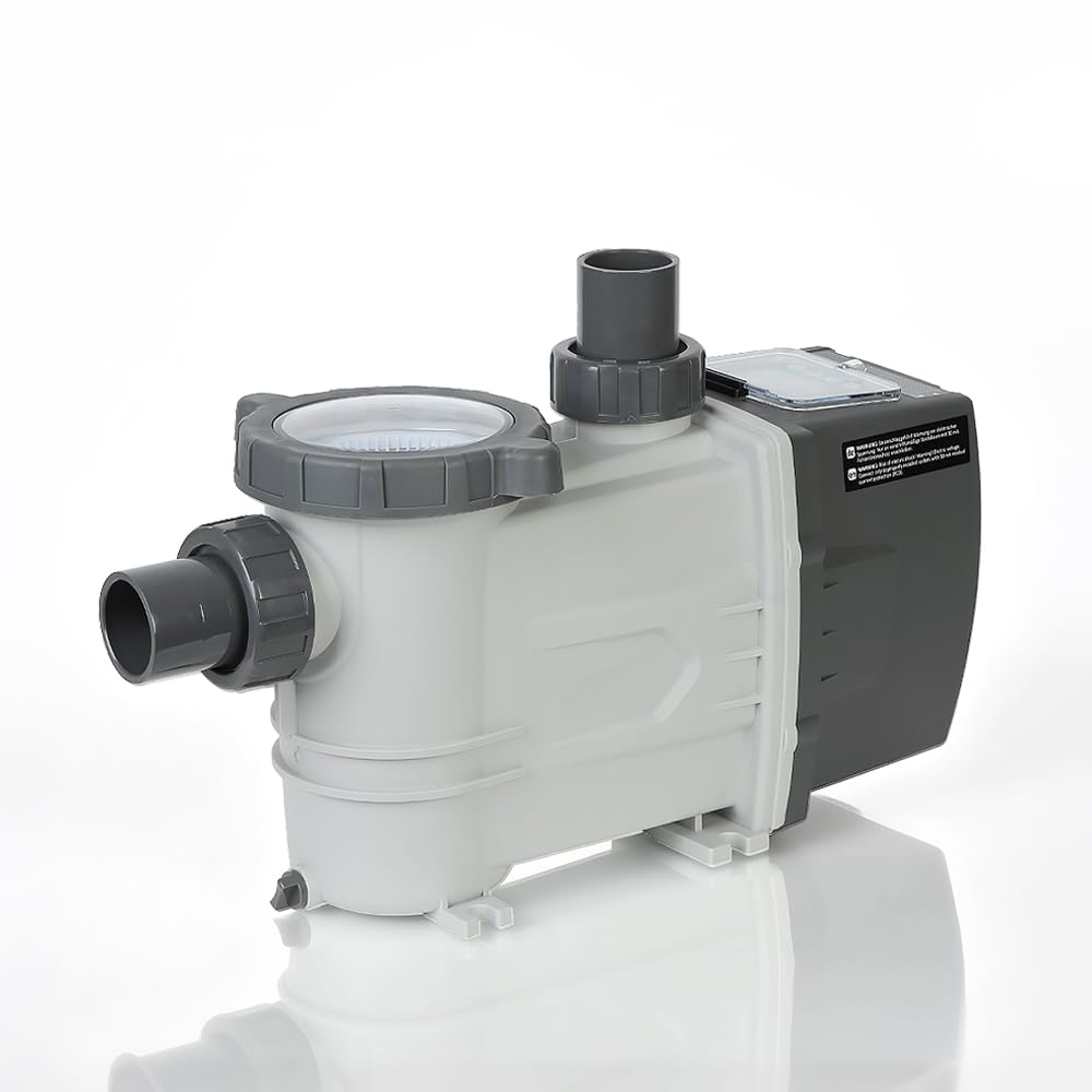 BlueBay 1.5 HP Energy Star Certified Water-Cooled Variable Speed Pool Pump with LED Display, 230V/60Hz, Energy Efficient for Inground & Above Ground Pools