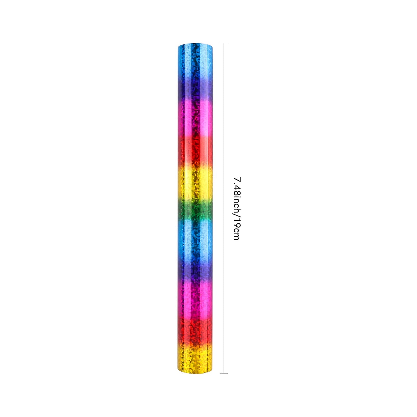 8 PCS Toner Reactive Foil Roll Use with Laminator Laser Printer,Paper Holographic Heat Transfer Crafts Foil Roll for Scrapbooking Crafting Cardstock Hot Stamping Holographic Heat Tranfer 5mx19cm/Roll