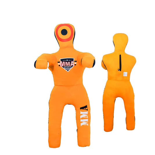 MMA Sports Brazilian Jiu Jitsu Judo Karate Throwing Boxing Dummy - 36-41 Inch Orange Grappling Dummy for Kids