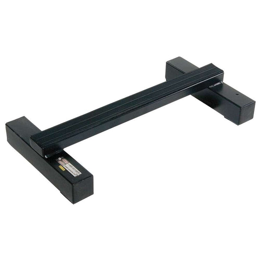 Power Systems Calf Raiz, Steel Bar for Standing Calf Raises and Dip Exercises, Black (67055) 20-Inch x 10-Inch x 3-Inch H
