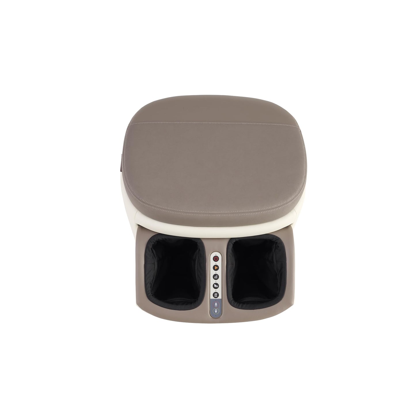 Human Touch Reveal Foot & Calf Massager Ottoman - Heated Air Compression, 3 Auto-Massage Programs & Adjustable Intensity for Stress Relief, Plantar Fasciitis, & Circulation - Includes 1-Year Warranty