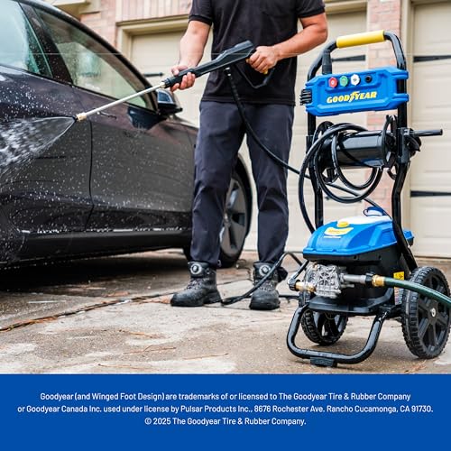 Goodyear 2200 PSI Vertical Electric Pressure Washer - 1.6 GPM