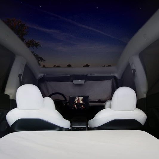 Havnby 2020-2024 Tesla Model Y Curtains Car Privacy Windshield Sun Shade for Camping Foldable Auto Accessories UV and Sun Protection 8-Piece