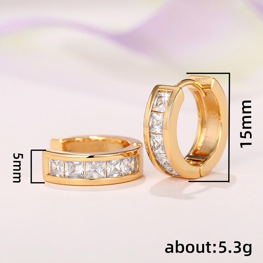 Histone Lymphatic Earring For Women, Lovefinity™ Honorable Joy Halolux Lymphvity Magnetotherapy Germanium Earrings Hoop Jewelry Gifts (Gold)