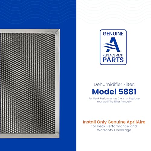 AprilAire E080 Whole House Dehumidifier for Basement & Crawl Space – 80-Pint High-Capacity Commercial Dehumidifier for Homes Up to 4,400 Sq. Ft. with Pump, Drain Hose, & Hanging Kit for DIY Install