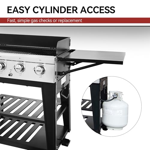 Royal Gourmet Event 8-Burner BBQ Propane Gas Grill with Cover, Picnic or Camping Outdoor