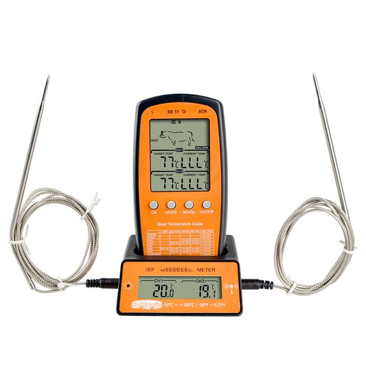BERHUTJ Probe Digital Oven Thermometer Meat Barbecue BBQ Cooking Kitchen Timer
