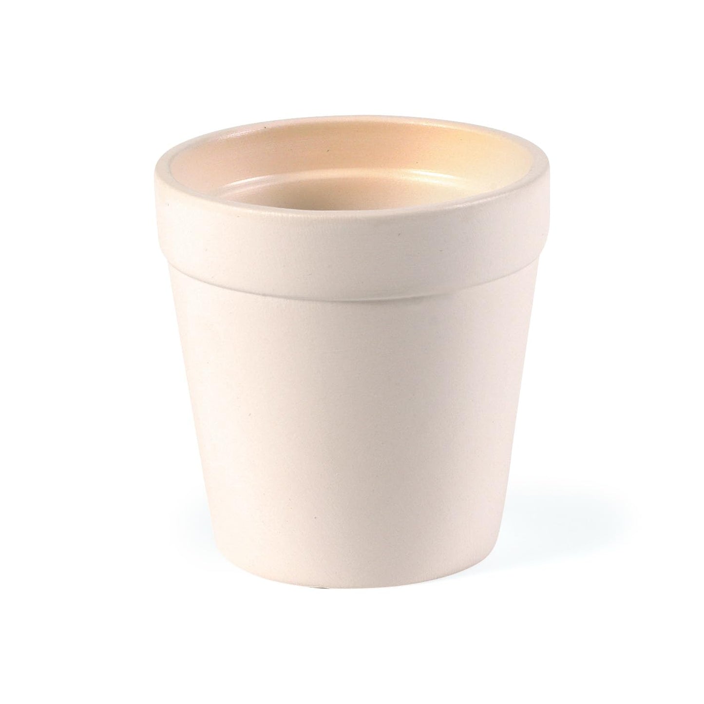Fun Express Mini Flower Pots Ceramic Set of 12 - Unpainted White 3 Inch Plant Pots Ready to Paint | DIY Ceramic Painting Kit for Kids Craft Projects, Classrooms & Art Activities | Bisque Ceramics