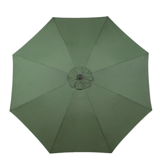 BPS Patio Umbrella Replacement Canopy for 9 ft 8 Ribs Table Umbrella, Outdoor Umbrella Replacement for Market Parasol, Olive Grove Canopy Only