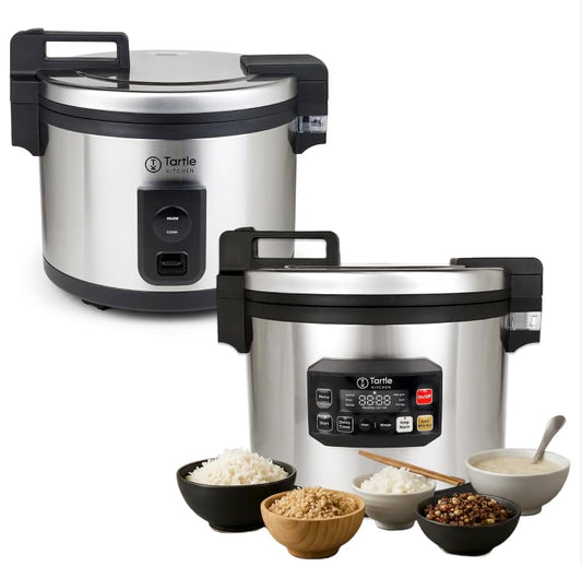 Dual-unit commercial rice cooker bundle