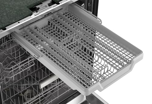 Sharp SDW6506JS 24-inch Stainless Steel Dishwasher, 49 dB, Third Rack, 12 Place Settings, Front Touch Controls