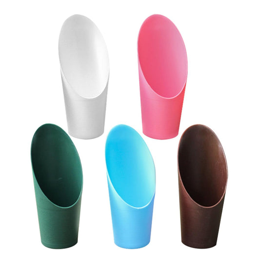 CIYODO 5pcs Plastic Soil Scoops for Succulent Planting, Multi-Color Gardening Trowels for Bonsai and Indoor Plants, Reusable Lightweight Cultivation Soil Spades for Potting