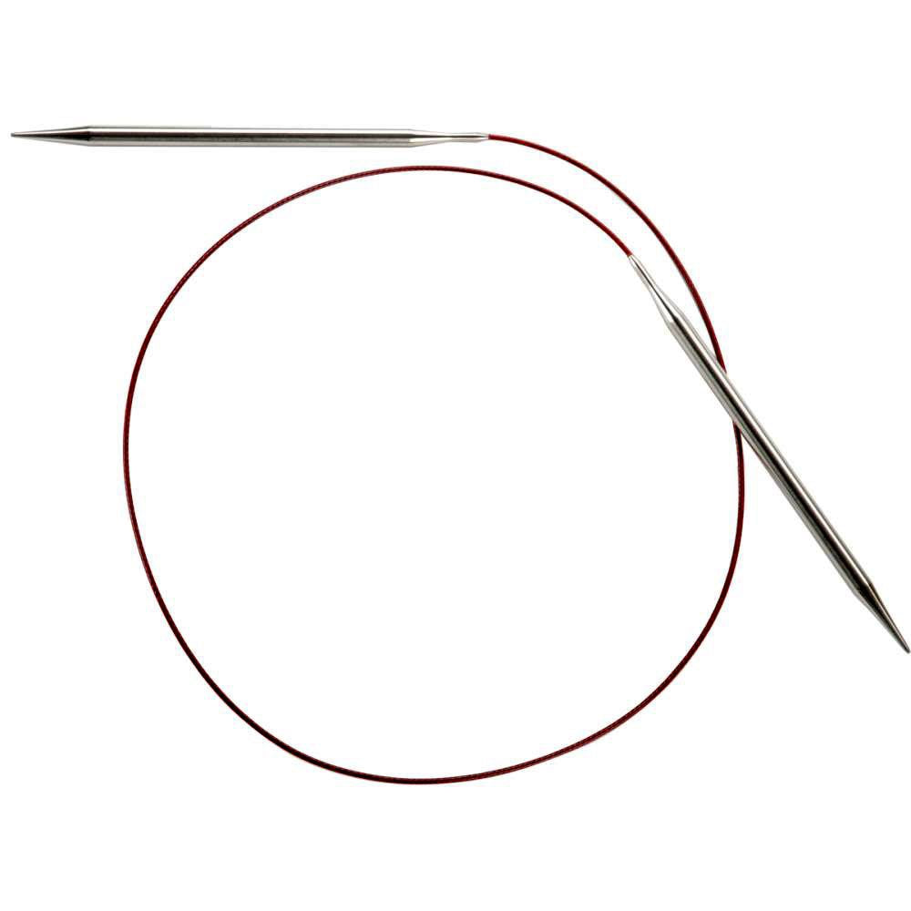 ChiaoGoo Red Lace Circular 32 inch (81cm) Stainless Steel Knitting Needle Size US 2 (2.75mm) 7032-2