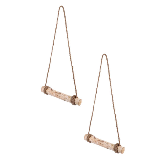 Yardwe 2sets Driftwood Wall Decor Plant Hangers Wooden Ornament for Rustic Farmhouse Beach Theme Garden Wedding Decor
