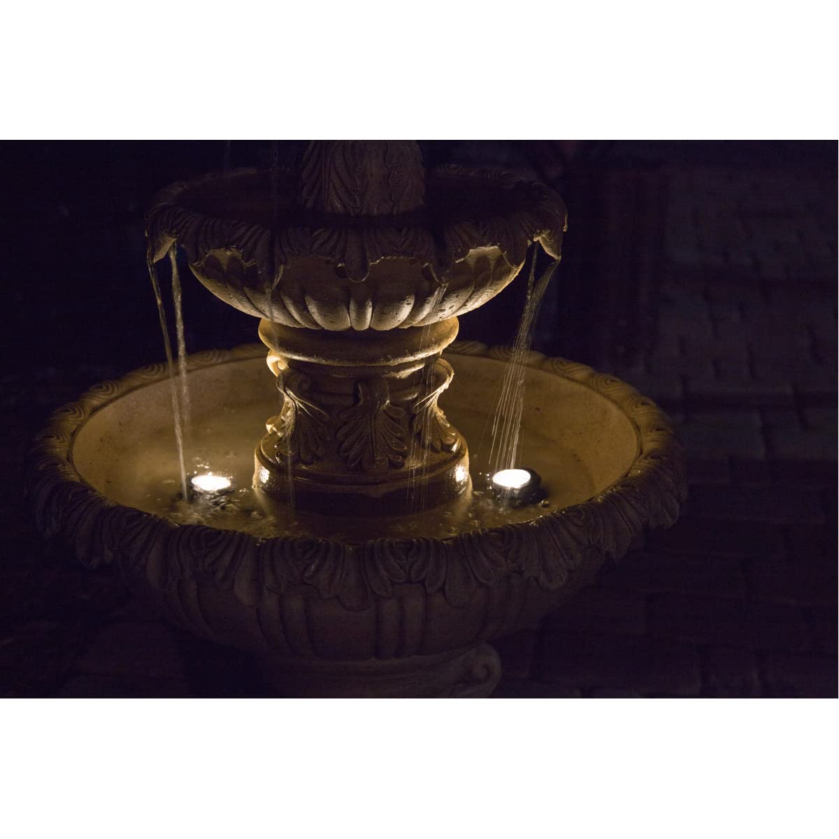 Kenroy Home 51010SNDST Ibiza Classic Outdoor Floor Fountain, Sandstone, 45 Inch Height, 25.5 Inch Width, 25.5 Inch Depth