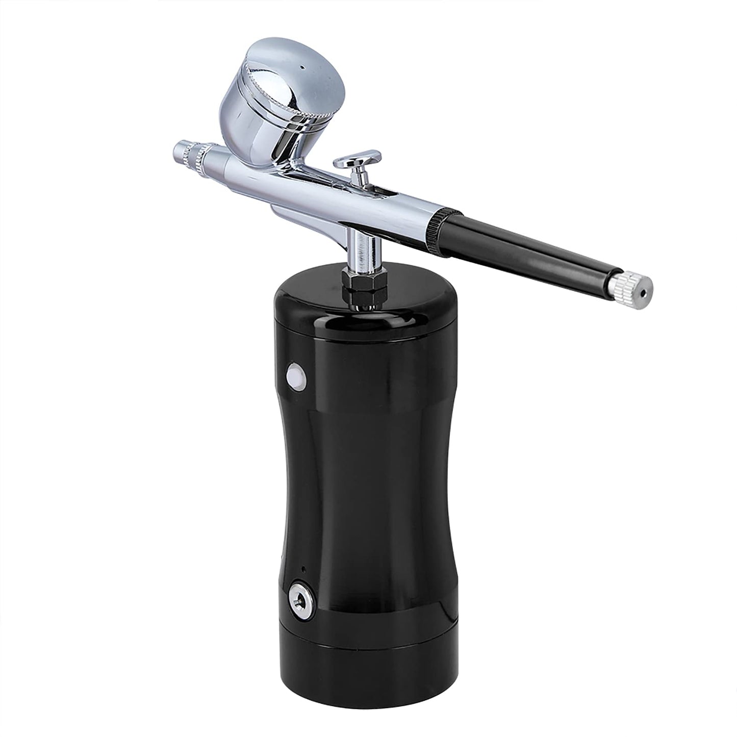 HEEPDD Airbrush Kit G12, Set, Dual Action Airbrush for Painting, Cake Decoration, Model Art Kit G12, Stainless Steel Mini Spray Nan Household Daily Necessities (Black)