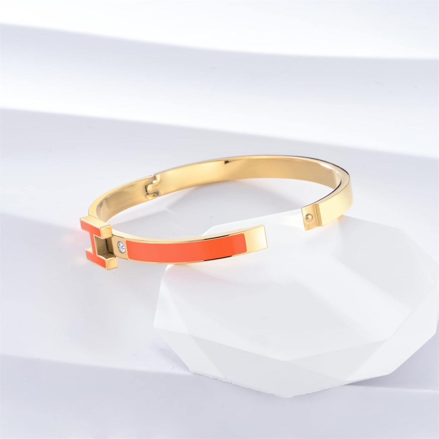 Hothink H Bracelets for Women,H Bracelet Bangle Bracelets,Dainty Bracelet Easter Christmas Mothers Day Gifts for Womens