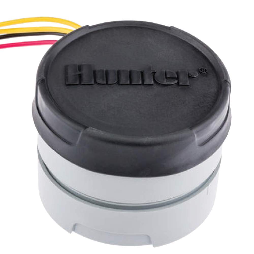 Hunter Node 100 Battery Operated Sprinkler Timer with Solenoid, Waterproof Irrigation Controller for Valves, Wireless, Outdoor, Easy Install, No Wiring Needed for Drip or Remote Systems