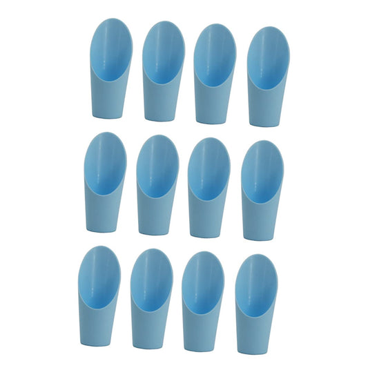 Kisangel 12pcs Plastic Potting Scooper Succulent Plants Scoop Small Plastic Scoop for Garden Bonsai Tool for Gardening Shovels Random Color