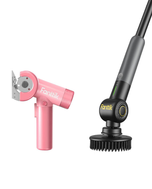 Fanttik G9 Pro Electric Scrubber & Fanttik C8 Nano 3.7V Cordless Electric Scissors with LED Display