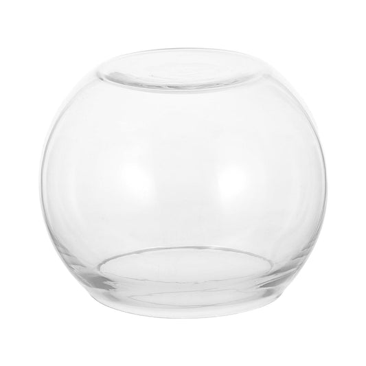 Toyvian Glass Bubble Bowl Vase 15cm Hydroponic Succulent Planter Fish Tank Terrarium Home Office Centerpiece Air Plant Holder